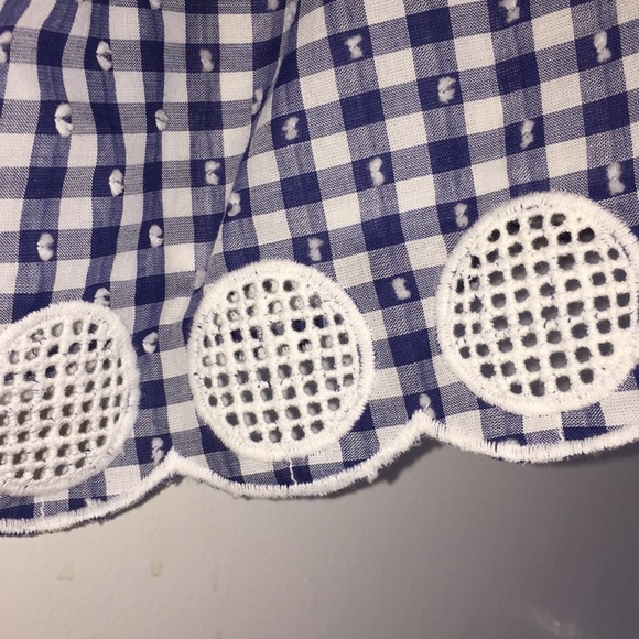 J Crew Gingham Tie Top - Picture 3 of 4